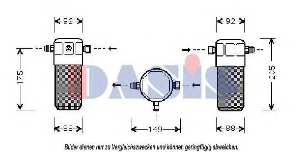 AKS DASIS 0300D032 Осушувач, кондиціонер