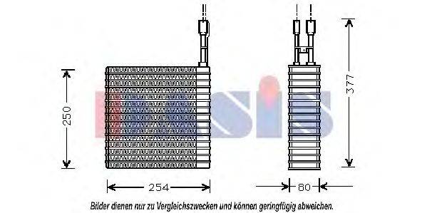 AKS DASIS 2100V031 Випарник, кондиціонер