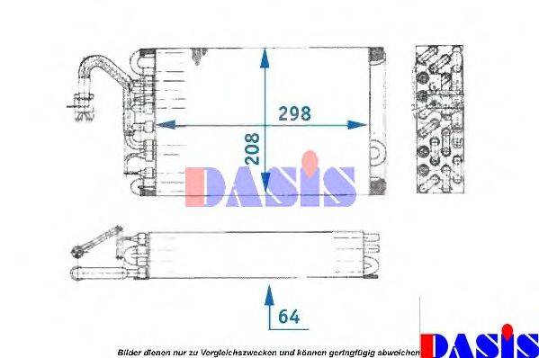AKS DASIS MSV547 Випарник, кондиціонер
