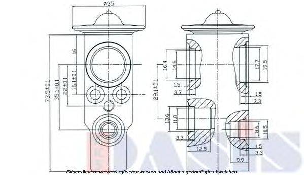 FORD D20Z19849A Розширювальний клапан, кондиціонер