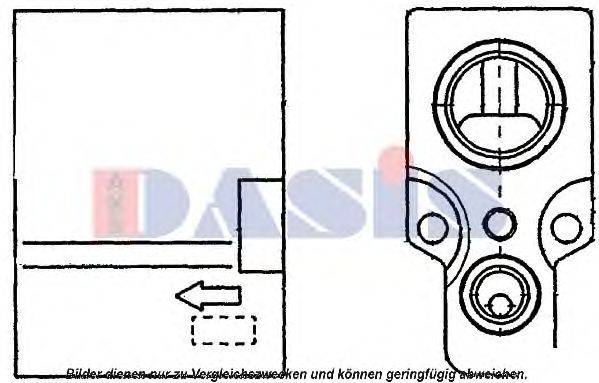 AKS DASIS RT1488 Розширювальний клапан, кондиціонер