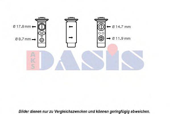 AKS DASIS BW1239 Розширювальний клапан, кондиціонер