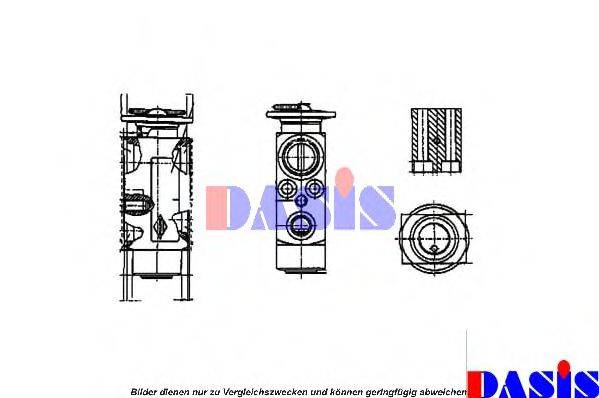 AKS DASIS 8510301 Розширювальний клапан, кондиціонер