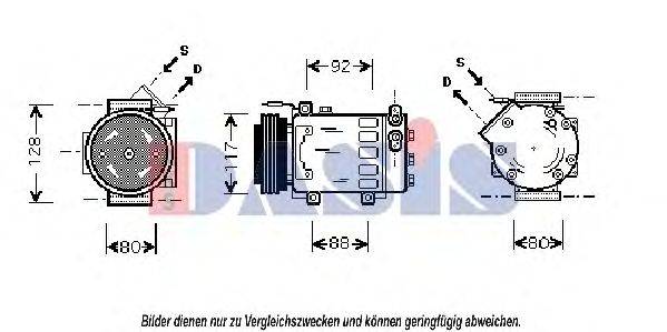 AKS DASIS RTK285 Компресор, кондиціонер