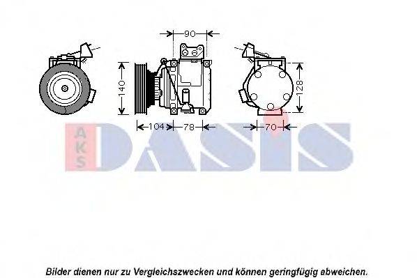 AKS DASIS TOK438 Компресор, кондиціонер