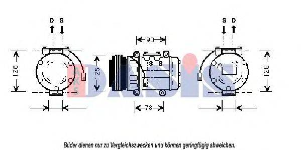 AKS DASIS XHM5779 Компресор, кондиціонер