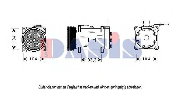 AKS DASIS 32219G Компресор, кондиціонер
