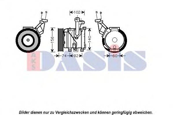 AKS DASIS TOK440 Компресор, кондиціонер