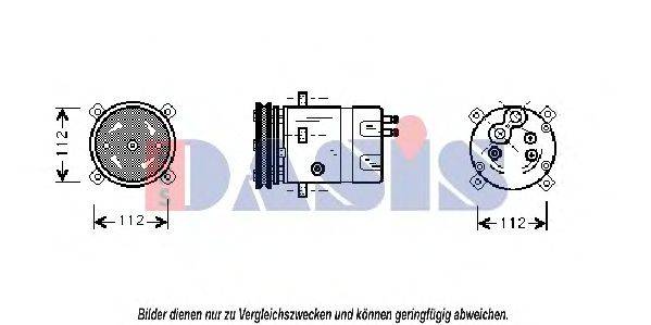 AKS DASIS OLK278 Компресор, кондиціонер