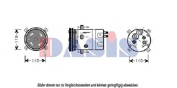 AKS DASIS 5110577 Компресор, кондиціонер