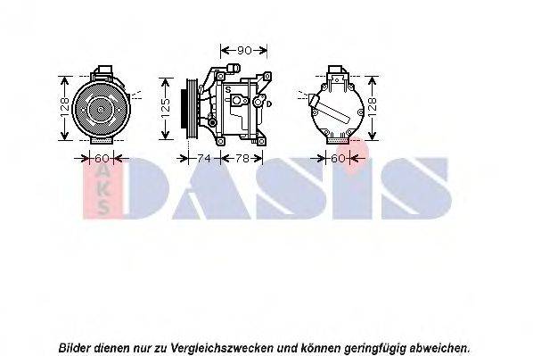 AKS DASIS 32616G Компресор, кондиціонер