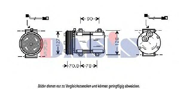 AKS DASIS FDAK281 Компресор, кондиціонер