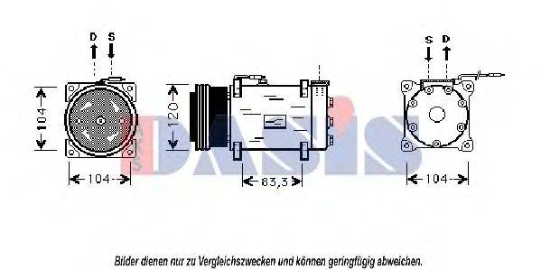 AKS DASIS RTK284 Компресор, кондиціонер