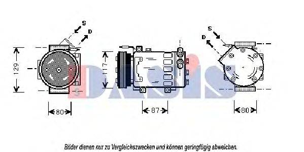 AKS DASIS RTK076 Компресор, кондиціонер