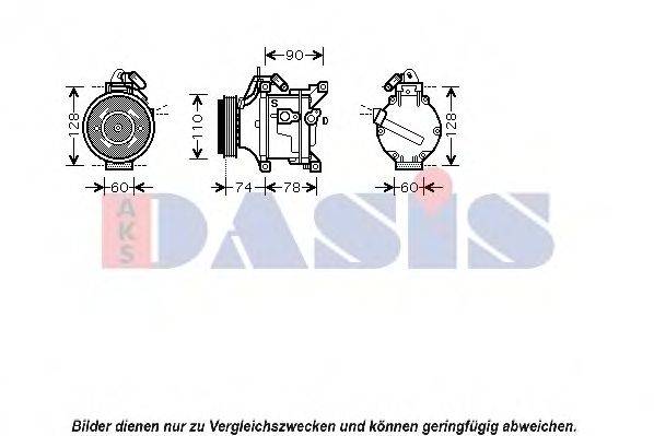 AKS DASIS TOK470 Компресор, кондиціонер