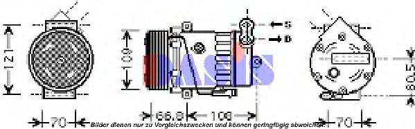 AKS DASIS KAK130 Компресор, кондиціонер
