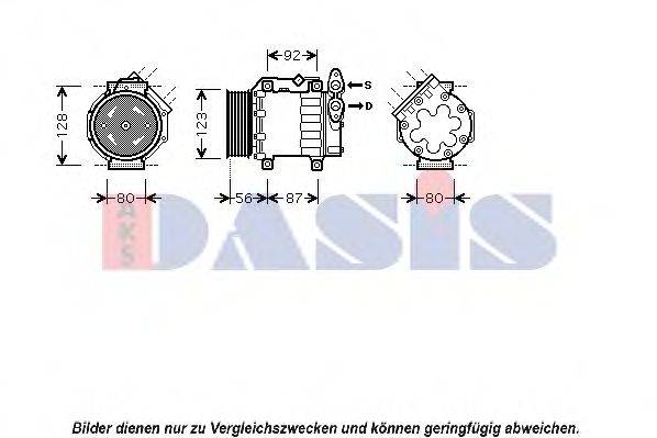 AKS DASIS FDK431 Компресор, кондиціонер
