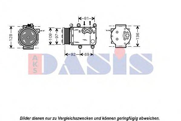 AKS DASIS FDK419 Компресор, кондиціонер
