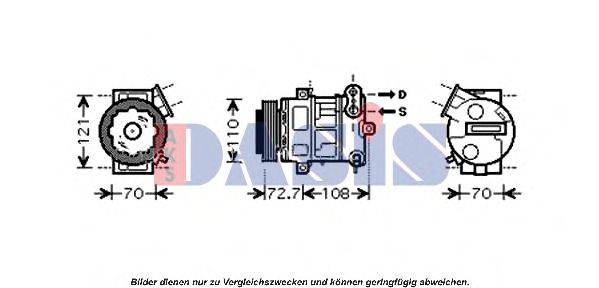 AKS DASIS 32589G Компресор, кондиціонер
