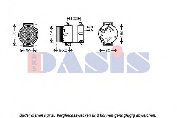 AKS DASIS RTK383 Компресор, кондиціонер