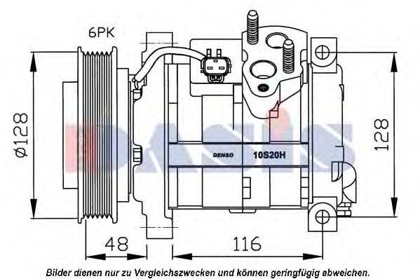 AKS DASIS 32203G Компресор, кондиціонер