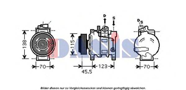 AKS DASIS AiK281 Компресор, кондиціонер