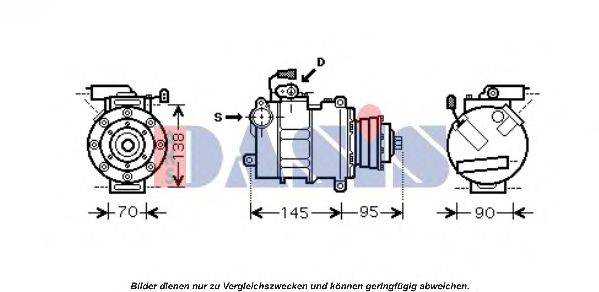 AKS DASIS AIK267 Компресор, кондиціонер
