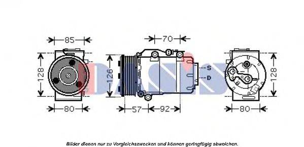 AKS DASIS FDAK394 Компресор, кондиціонер