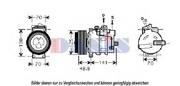 AKS DASIS MSK426 Компресор, кондиціонер