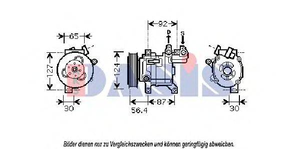 AKS DASIS 32497G Компресор, кондиціонер