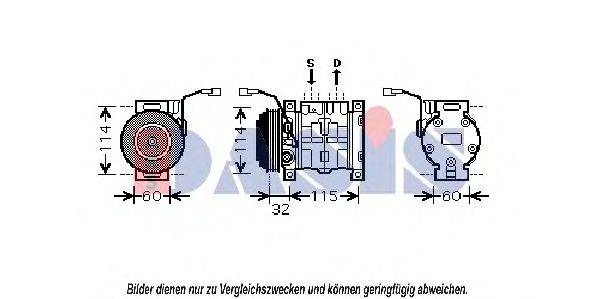 AKS DASIS SZK110 Компресор, кондиціонер