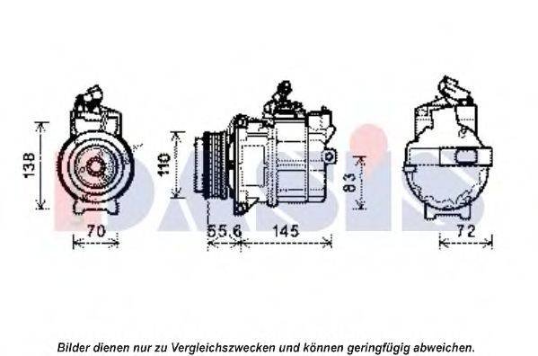 AKS DASIS 8414311 Компресор, кондиціонер