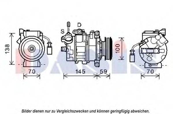 AKS DASIS AIK342 Компресор, кондиціонер