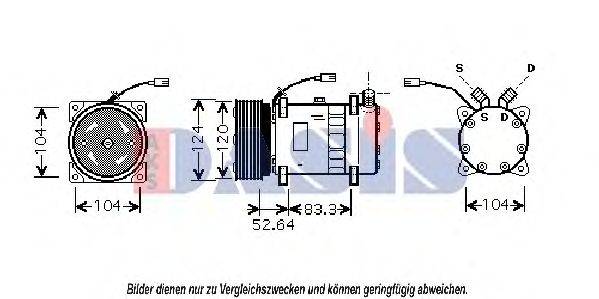 AKS DASIS 92020004 Компресор, кондиціонер