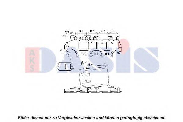 AKS DASIS VW4357 Інтеркулер