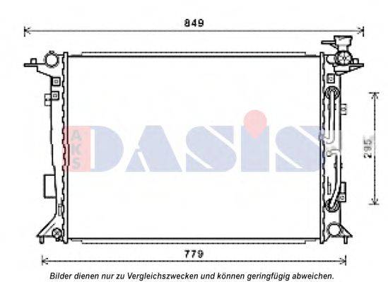 HYUNDAI 253102M300 Радіатор, охолодження двигуна