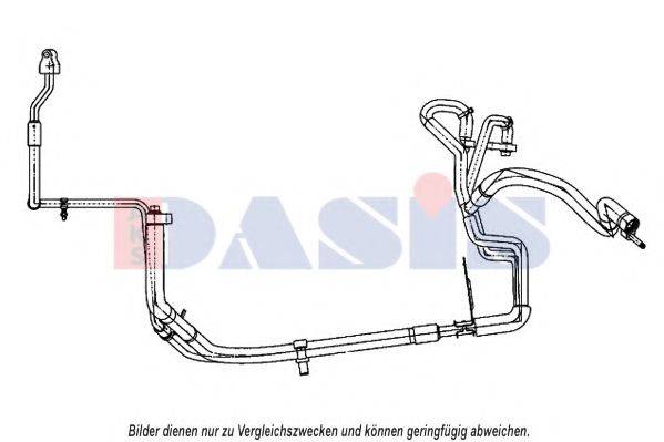 FORD 8C1119D850DB Трубопровід високого тиску, кондиціонер