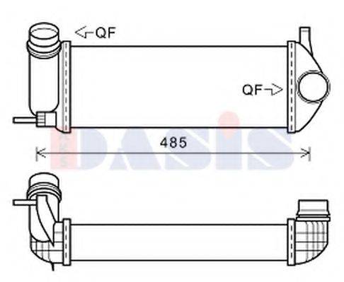 NISSENS 96308 Інтеркулер