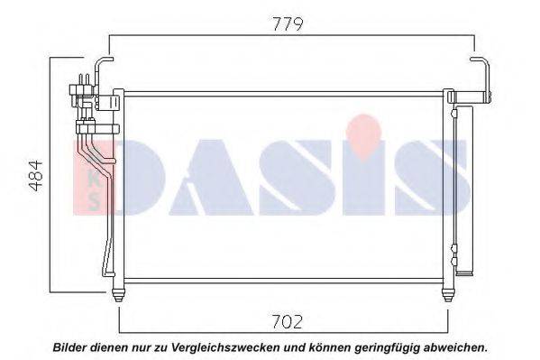 NRF 350026 Конденсатор, кондиціонер