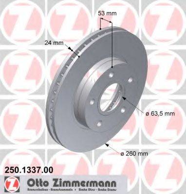 DENCKERMANN B130090 гальмівний диск