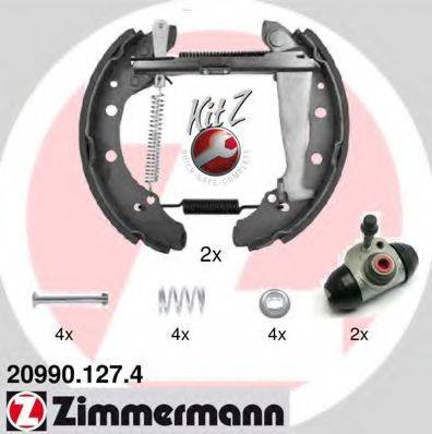 METZGER KV9521 Комплект гальмівних колодок