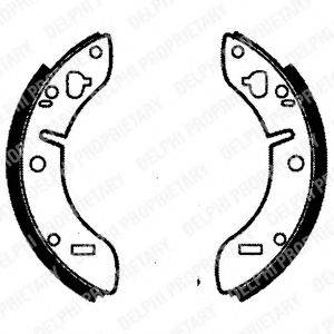 ROVER 75242532 Комплект гальмівних колодок