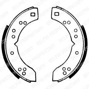 BENDIX 9087 Комплект гальмівних колодок