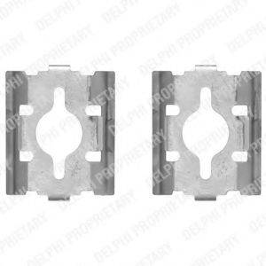 PEX 1600 Комплектуючі, колодки дискового гальма
