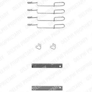 PEX 1280 Комплектуючі, колодки дискового гальма