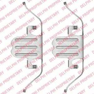 OJD (QUICK BRAKE) 1751 Комплектуючі, колодки дискового гальма
