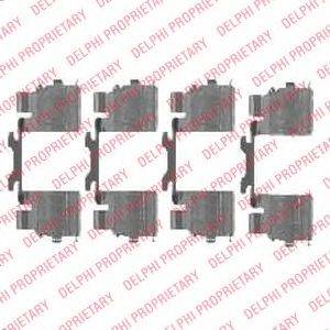 OJD (QUICK BRAKE) 1725 Комплектуючі, колодки дискового гальма