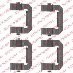 OJD (QUICK BRAKE) 1761 Комплектуючі, колодки дискового гальма