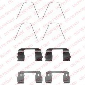OJD (QUICK BRAKE) 1743 Комплектуючі, колодки дискового гальма