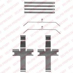 OJD (QUICK BRAKE) 1752 Комплектуючі, колодки дискового гальма